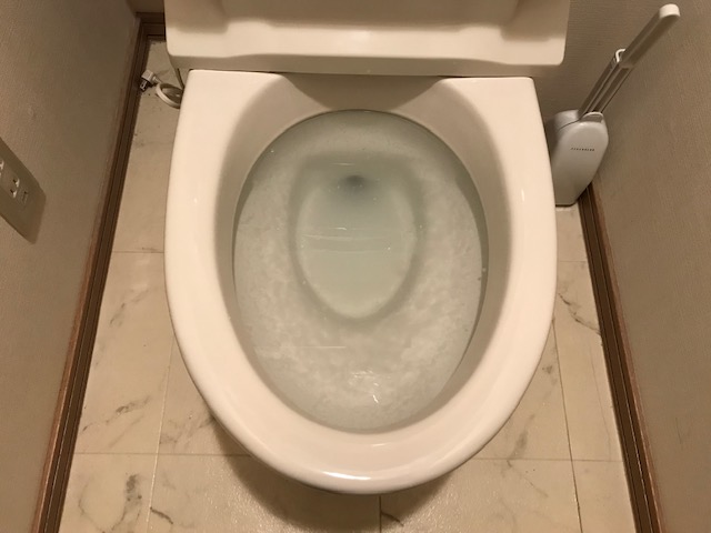 トイレで流せるシートで詰まった